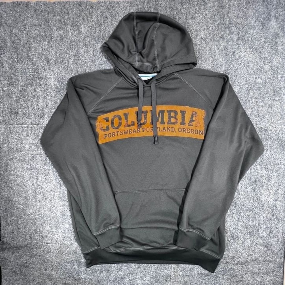 Columbia Gray Sportswear Company‎ Hoodie with front pockets Men's Size Large
